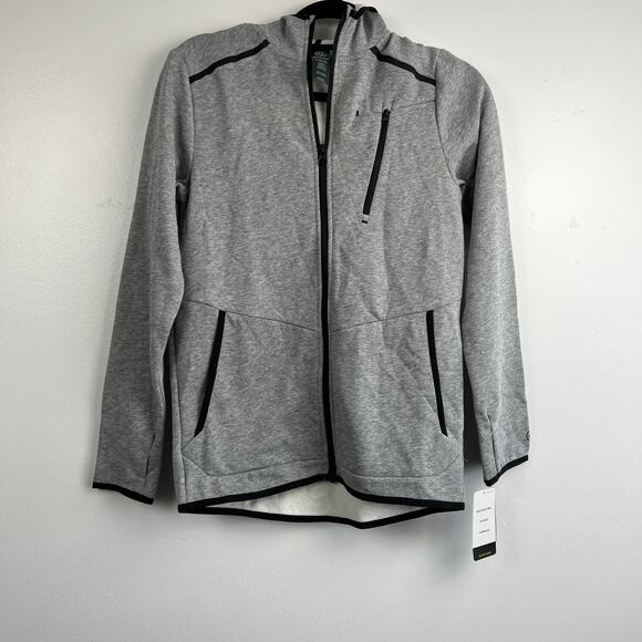 C9 Champion Boys' Victory Fleece Full Zip Light Gray Sweatshirt - Large - NWT - Picture 9 of 13